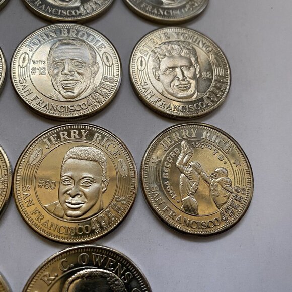 San Francisco 49ers then and now 1994-95 collectable coins 14 of 20 Lot #16 - Picture 6 of 12